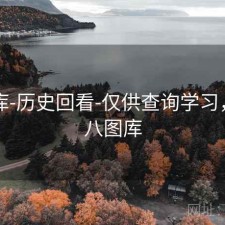 77图库-历史回看-仅供查询学习，六七八图库