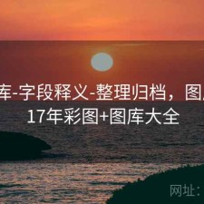 17图库-字段释义-整理归档，图库+2017年彩图+图库大全